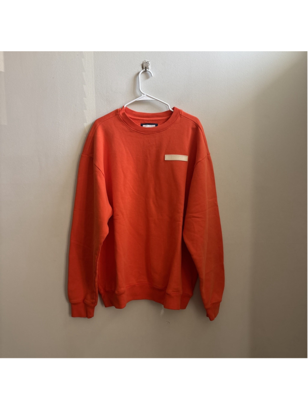 NWOT MEN’S CONCEPTS SWEATSHIRT SWEATER SIZE 2XL ORANGE COTTON ADIDAS CREWNECK